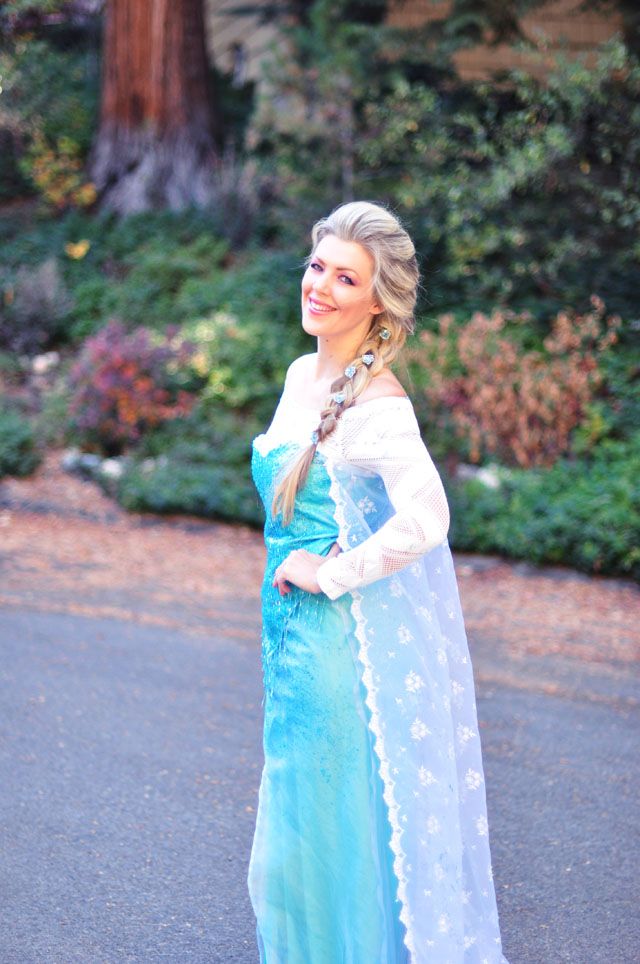 Elsa Inspired Costume for Adults and Kids - EASY DIY - YouTube